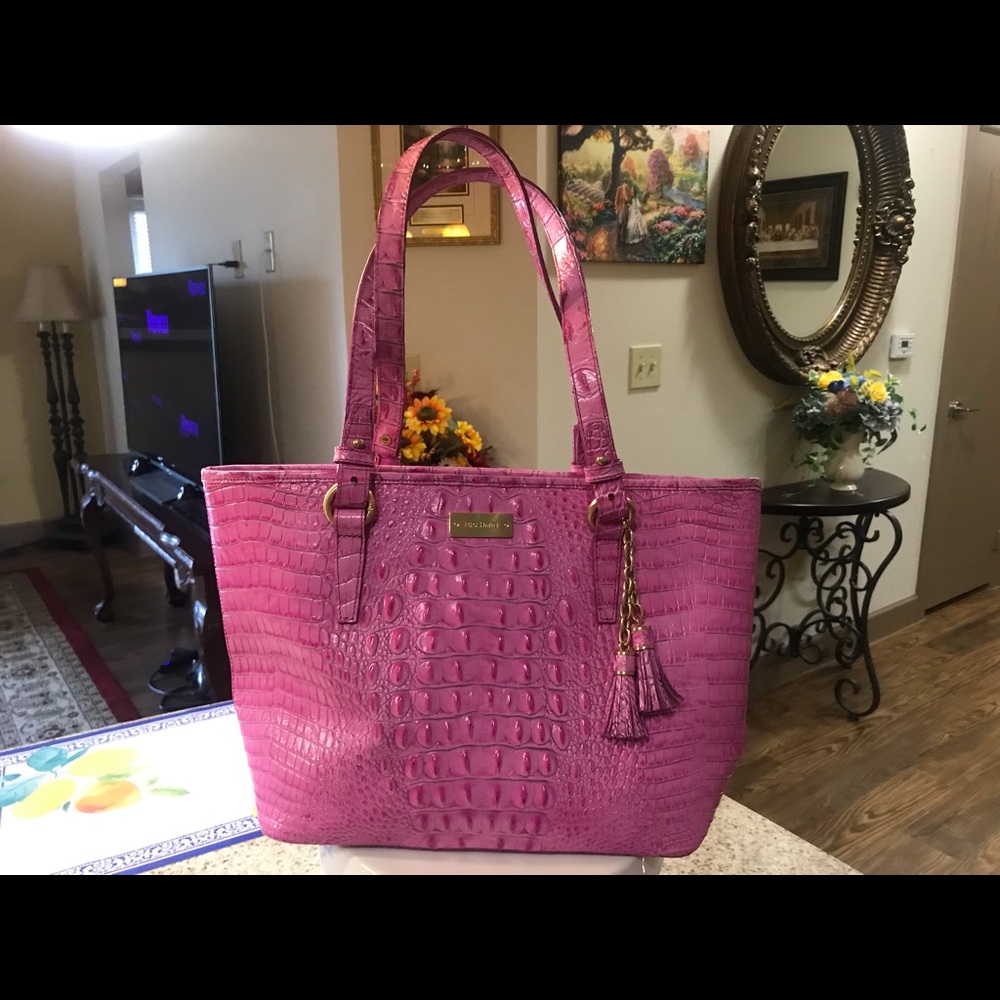 BRAHMIN Pink Handbag Tote